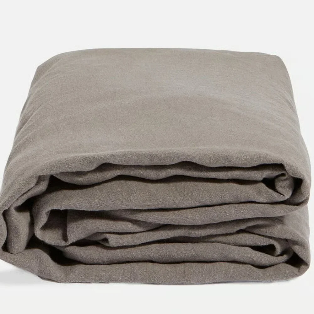 Soho‎ House - Soho Home Linen Duvet Cover and 2 Matching Shams (Super King)
